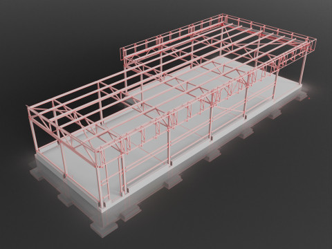 Metal construction 3D मॉडल