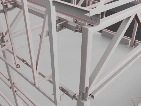 Metal construction 3D Model