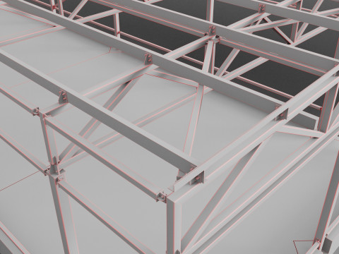 Metal construction 3D मॉडल