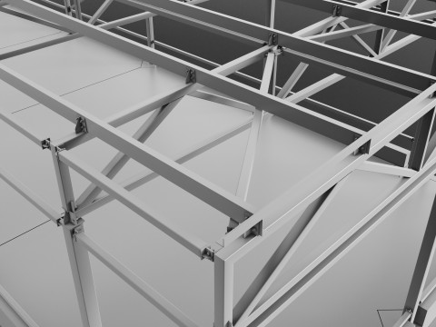 Metal construction 3D मॉडल