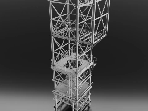 Metal Tower 3D Model