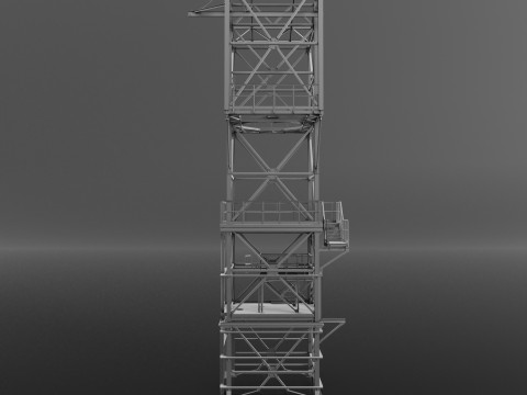 Metal Tower Modello 3D