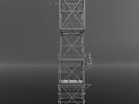 Metal Tower 3D Model