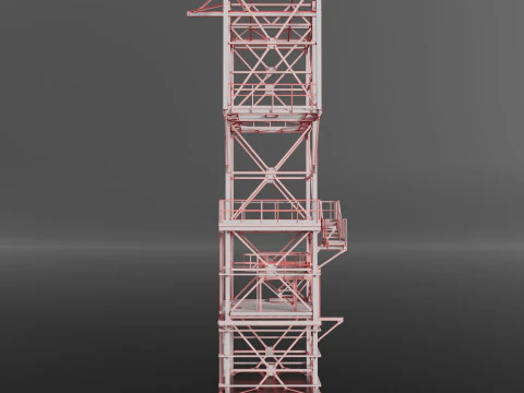 Metal Tower 3D Model
