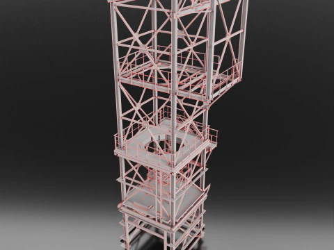 Metal Tower 3D Model