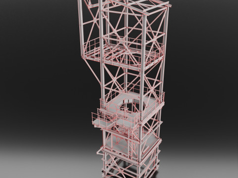 Metal Tower Modello 3D