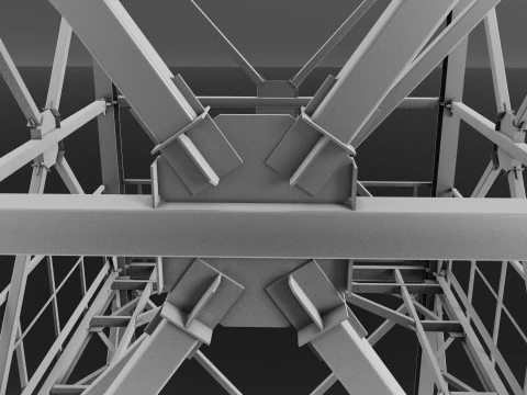 Metal Tower 3D Model