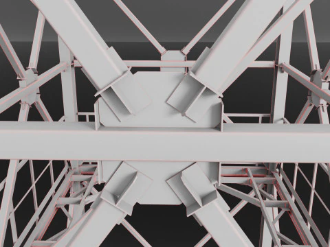 Metal Tower 3D Model