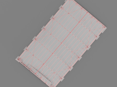 Industrial Metal Building 3Dモデル