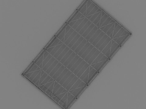 Industrial Metal Building 3Dモデル