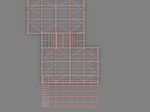 Metal Building Model 3D
