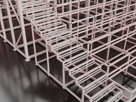 Metal Building 3D Model