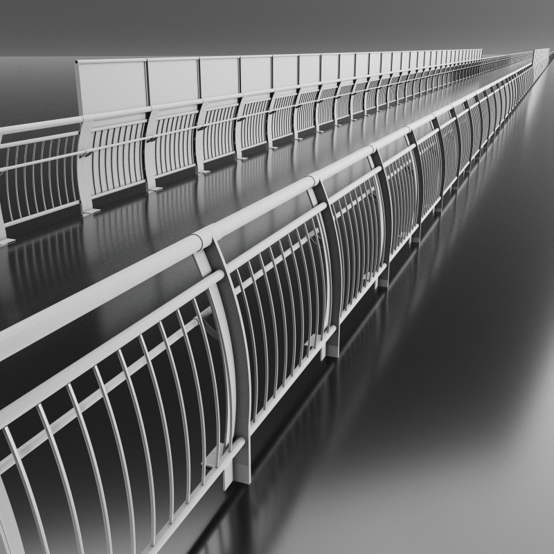 Fencing 3D Model .c4d .max .obj .3ds .fbx .stl .blend 