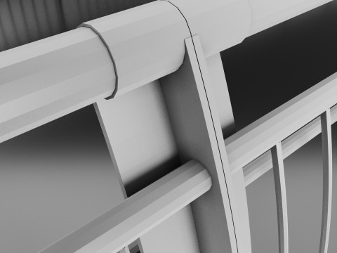 Fencing 3D Model