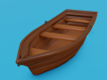 Wooden boat 3D Models