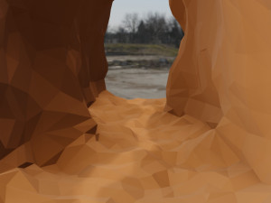 Isometric Canyon walkthrough Model 3D