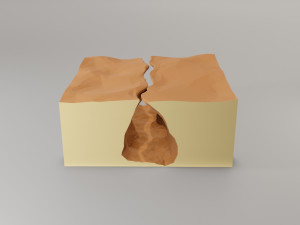 Isometric Canyon walkthrough Model 3D