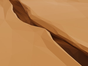 Isometric Canyon walkthrough Model 3D