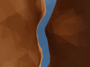 Isometric Canyon walkthrough Model 3D