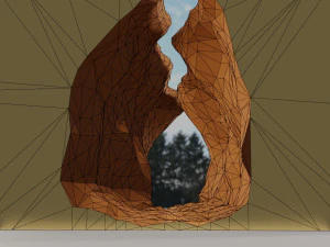 Isometric Canyon walkthrough 3D Model