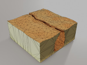 Isometric Canyon walkthrough Model 3D