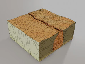 Isometric Canyon walkthrough 3D Model