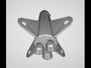 Low Poly Space Rocket 3D मॉडल