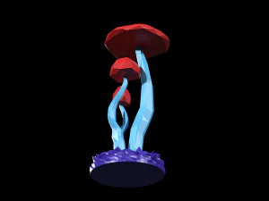 Mushroom ornament 3D Model