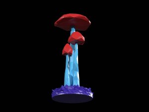 Mushroom ornament Modelo 3D