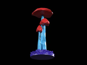 Mushroom ornament 3D Model