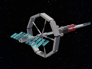 Orbital Spaceship Modelo 3D