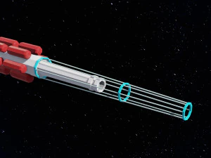 Orbital Spaceship 3D Model