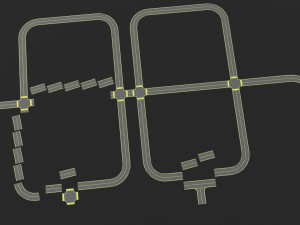 Modular Road Pack 3D मॉडल