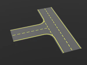 モジュラーロードパック 3Dモデル