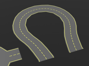 Modular Road Pack 3D मॉडल