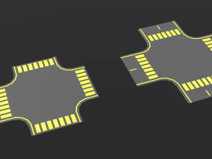 モジュラーロードパック 3Dモデル