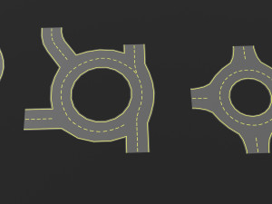 Modular Road Pack 3D मॉडल