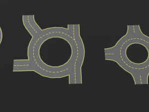 モジュラーロードパック 3Dモデル