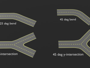 Modular Road Pack 3D मॉडल