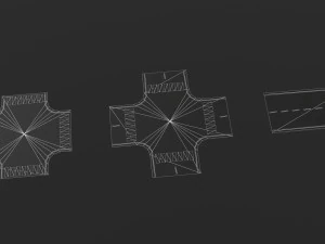 モジュラーロードパック 3Dモデル
