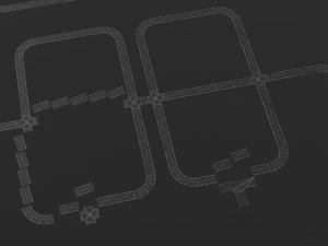 モジュラーロードパック 3Dモデル