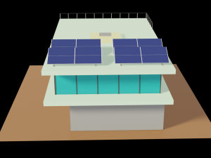 Low Poly Modern House Model 3D