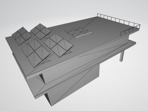 Low Poly Modern House Model 3D