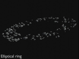 Asteroid Fields Pack Model 3D