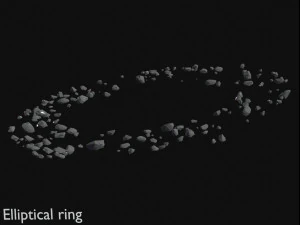 Asteroid Fields Pack 3D Model