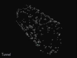 Asteroid Fields Pack Model 3D