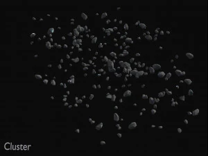 Asteroid Fields Pack 3D Model