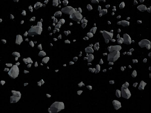 Asteroid Fields Pack Model 3D