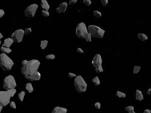 Asteroid Fields Pack Model 3D