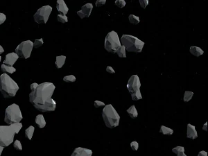 Asteroid Fields Pack 3D Model